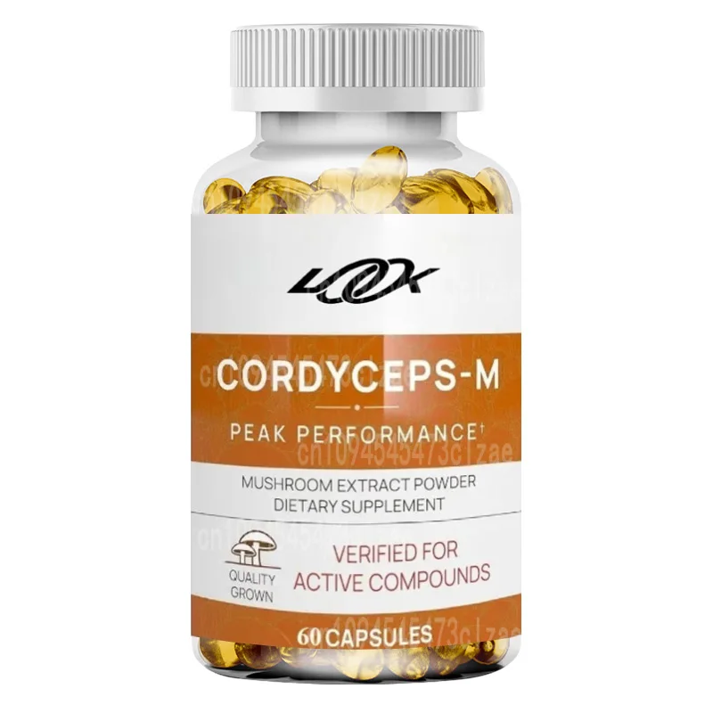 Mushroom, Cordyceps Sinensis Capsules - Used As An Energy and Immune Support Vegetarian Supplement, Non GMO, 60 Capsules
Mushroom, Cordyceps Sinensis Capsules - Used As An Energy and Immune Support Vegetarian Supplement, Non GMO, 60 Capsules
