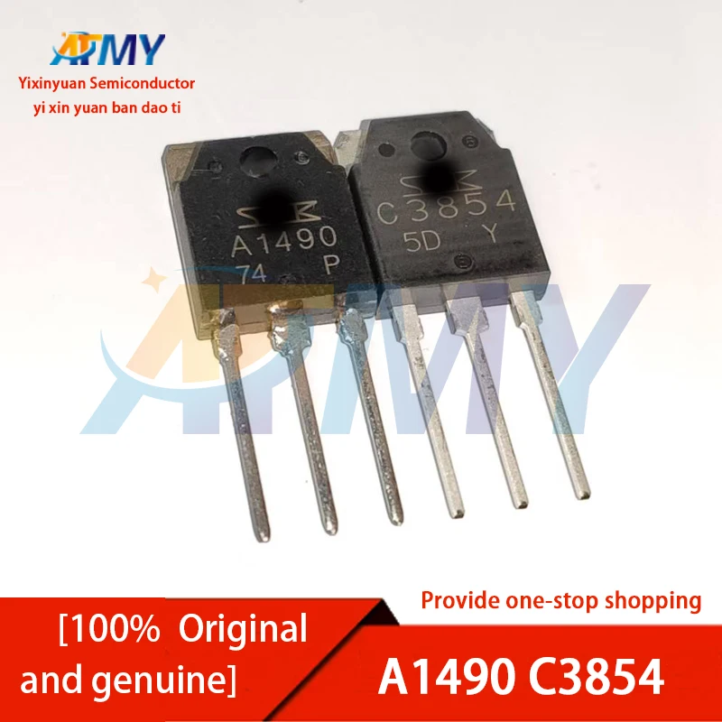 2piece A1490 C3854 2SA1490 2SC3854 TO-247 Amplifier Paired Tube
2piece A1490 C3854 2SA1490 2SC3854 TO-247 Amplifier Paired Tube