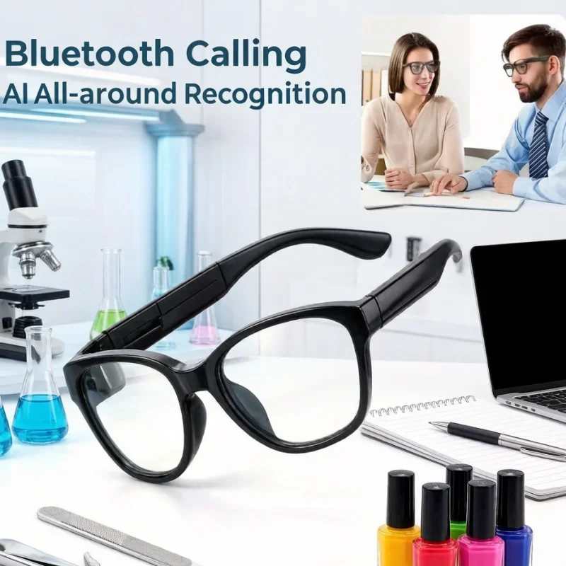 AI Smart Glasses 8K HD Camera Voice Assistant Control Premium Bluetooth Call Smart Glasses for Men
AI Smart Glasses 8K HD Camera Voice Assistant Control Premium Bluetooth Call Smart Glasses for Men