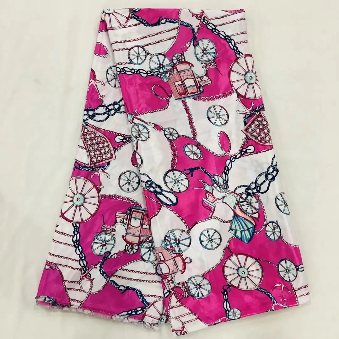 Simulated Silk Printed Fabric African Silk Breathable Satin Cloth Silk Fabrics For Women Dress DIY Sewing
Simulated Silk Printed Fabric African Silk Breathable Satin Cloth Silk Fabrics For Women Dress DIY Sewing