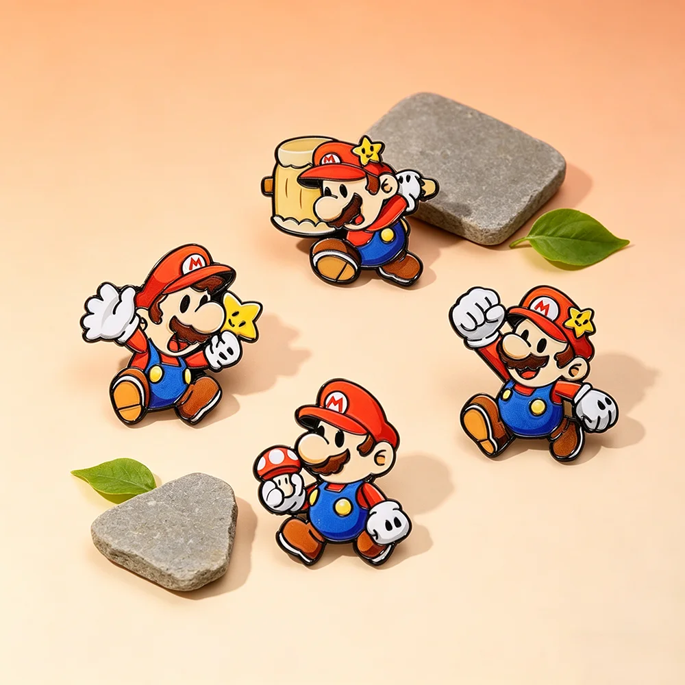 4pcs Cool Boy Enamel Pin Brooch Set Cute Japanese Game Character Lapel Pins Fashion Jewelry Accessory for Backpacks
4pcs Cool Boy Enamel Pin Brooch Set Cute Japanese Game Character Lapel Pins Fashion Jewelry Accessory for Backpacks