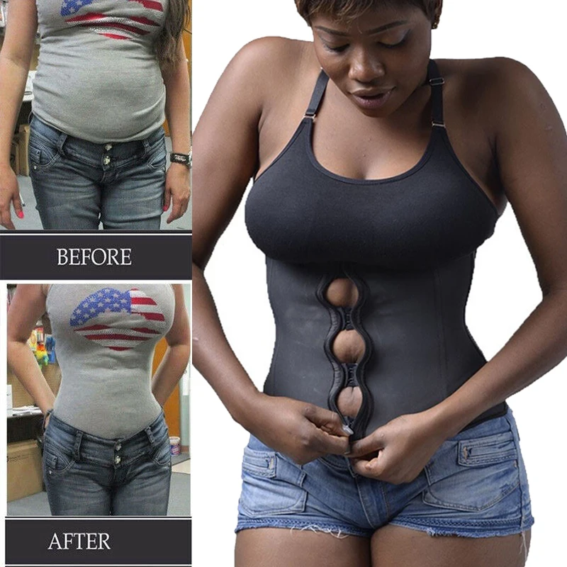 Corset Body Shaper Latex Waist Trainer Zipper Underbust Slim Tummy Waist Cincher Slimming Briefs Shaper Belt Shapewear Women
Corset Body Shaper Latex Waist Trainer Zipper Underbust Slim Tummy Waist Cincher Slimming Briefs Shaper Belt Shapewear Women