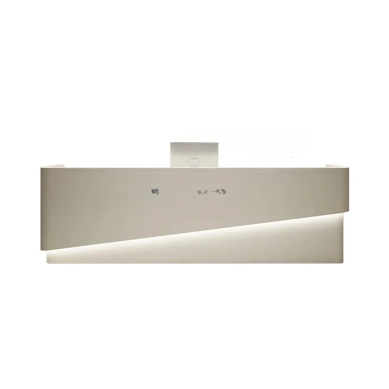 Simple modern cashier beauty salon paint sales department reception counter
Simple modern cashier beauty salon paint sales department reception counter