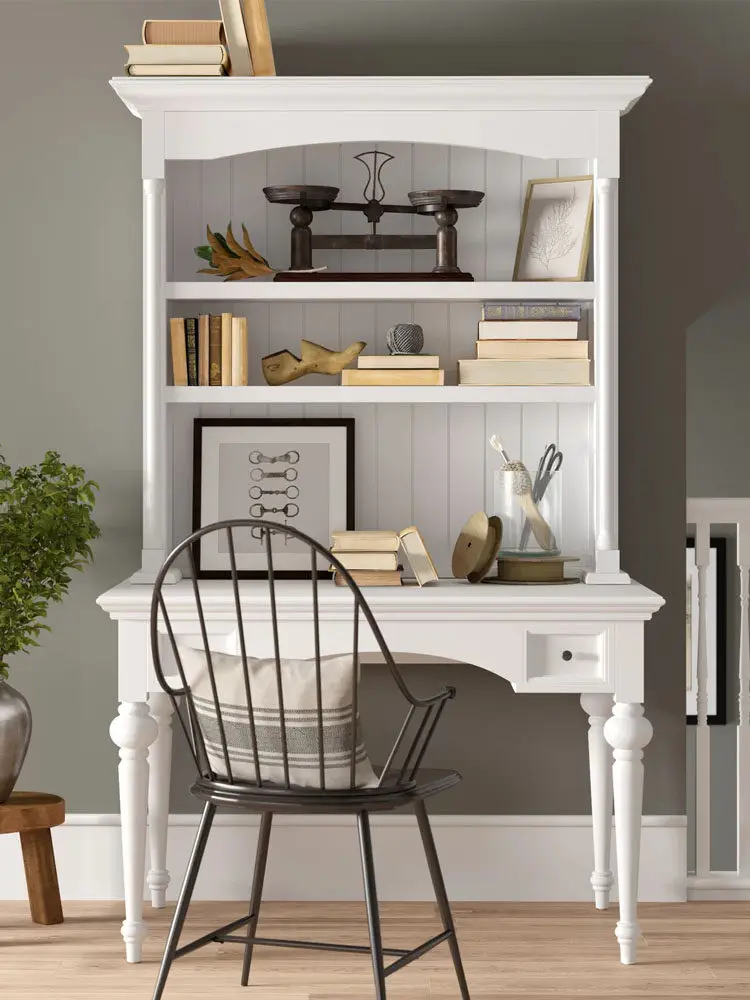 American all-solid wood desk combination household bookshelf integrated French retro computer desk writing table wall bookcase
American all-solid wood desk combination household bookshelf integrated French retro computer desk writing table wall bookcase