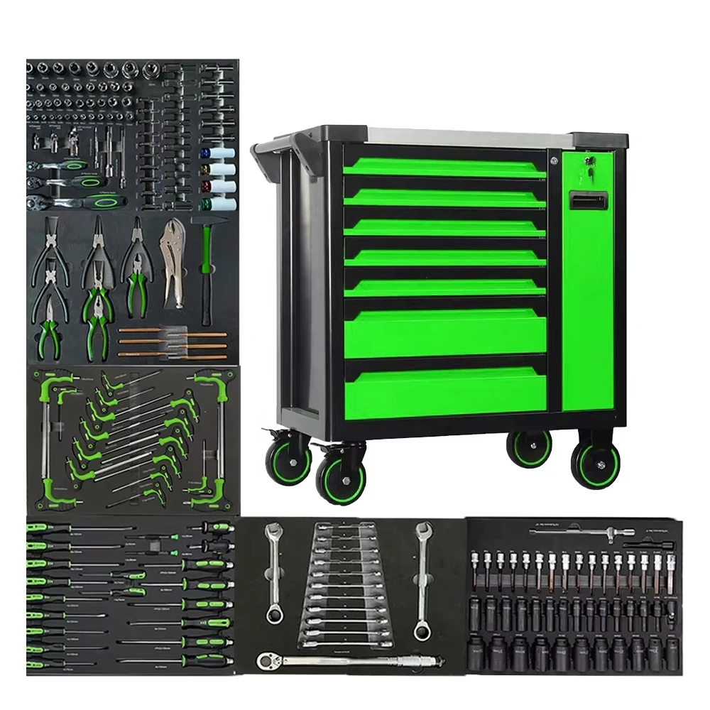 Customizable Steel Iron Tool Chest New Storage Garage Metal Tool Cabinet Cart Trolley 202 Pcs Mechanic Tool Set For
Customizable Steel Iron Tool Chest New Storage Garage Metal Tool Cabinet Cart Trolley 202 Pcs Mechanic Tool Set For