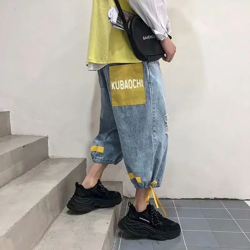 Streetwear Straight Pants Men Ripped Jeans High Waist Loose Wide Leg Pants Men New Jeans Spring Summer Oversize High Street Jean
Streetwear Straight Pants Men Ripped Jeans High Waist Loose Wide Leg Pants Men New Jeans Spring Summer Oversize High Street Jean