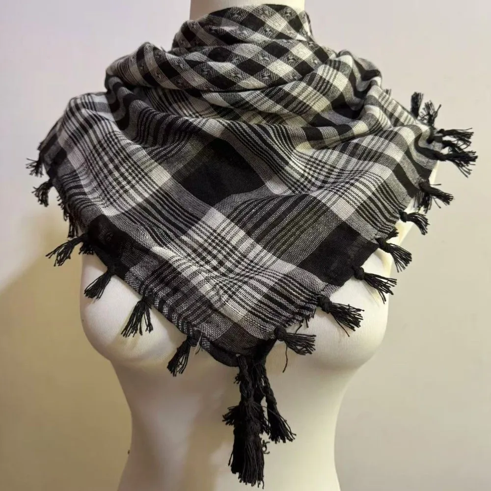 New Large Size Arab Shemagh with Tassel Wrap Style Keffiyeh Scarf Headscarf for Men Women
New Large Size Arab Shemagh with Tassel Wrap Style Keffiyeh Scarf Headscarf for Men Women