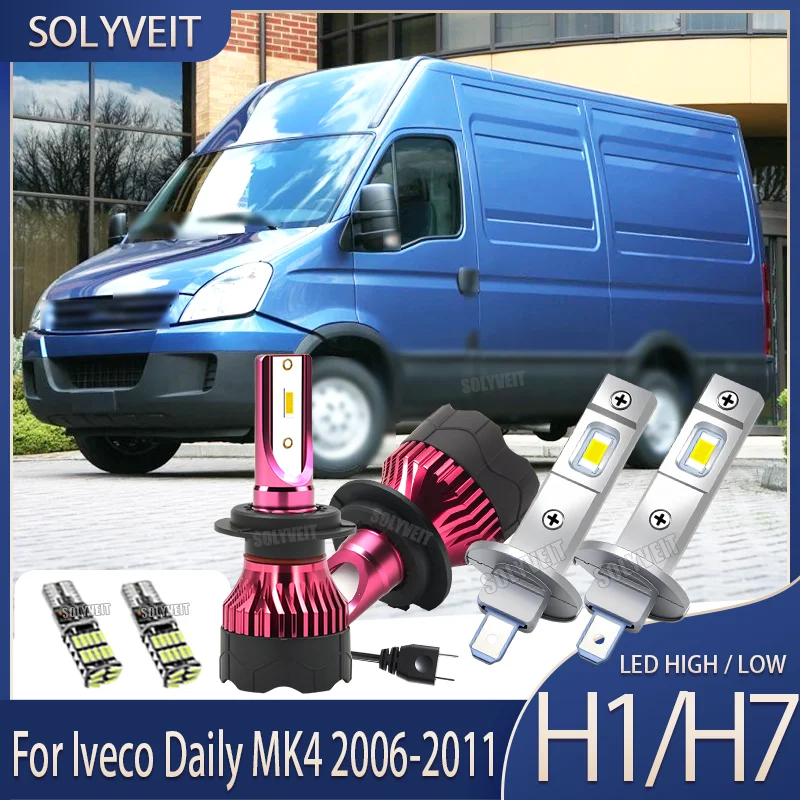 Auto LED H1/H7 High Low Beam Bulb Long Time Use Esay Fit Plug and Play For Iveco Daily MK4 2006 2007 2008 2009 2010 2011
Auto LED H1/H7 High Low Beam Bulb Long Time Use Esay Fit Plug and Play For Iveco Daily MK4 2006 2007 2008 2009 2010 2011