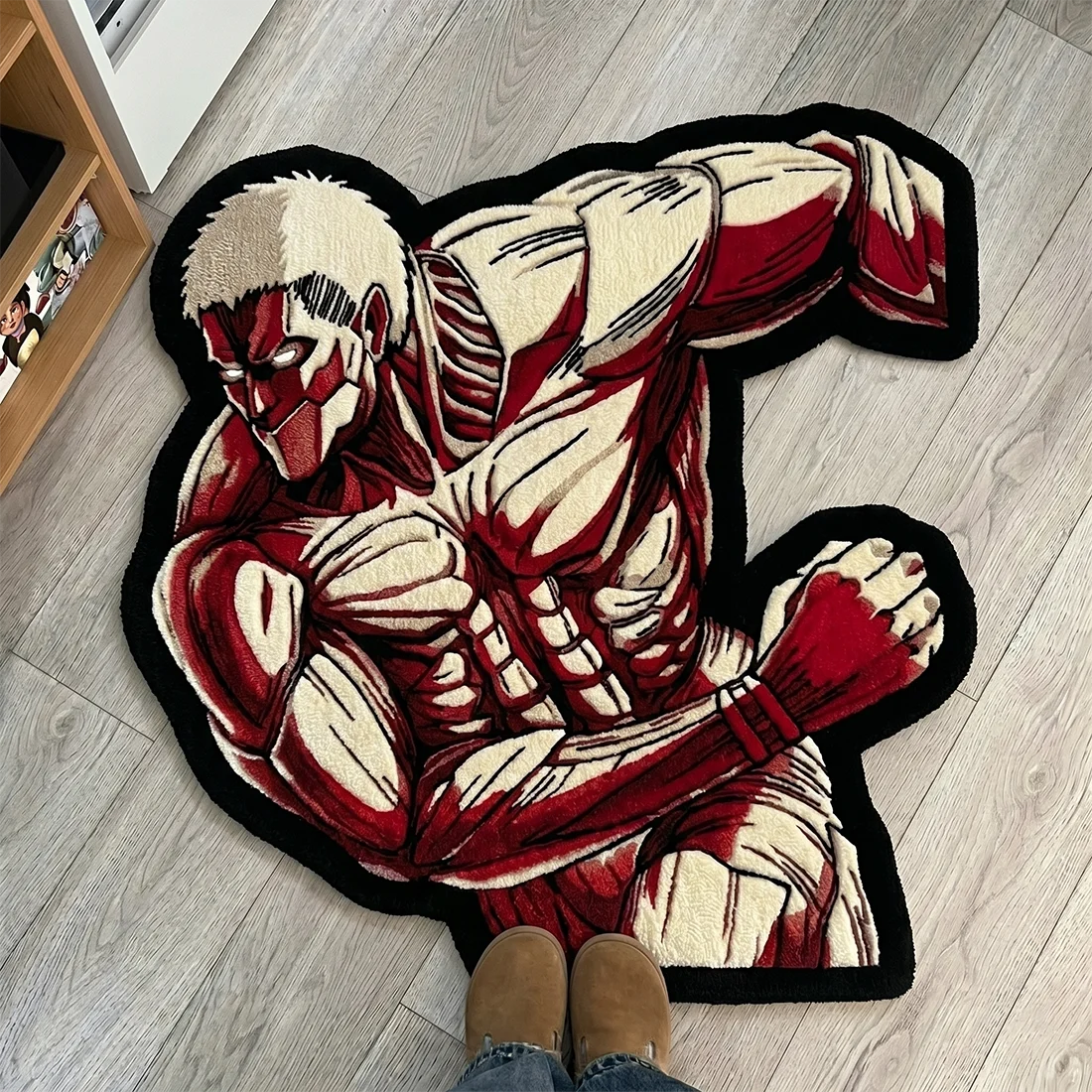 Attack on Titan Anime Shape Rug Thick Flat Pile Die Cut Anti-slip Living Room Rug for Home Decor Fans Gift
Attack on Titan Anime Shape Rug Thick Flat Pile Die Cut Anti-slip Living Room Rug for Home Decor Fans Gift
