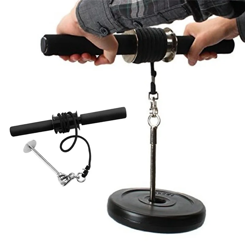 XSXS-Wrist Forearm Arm Muscle Strength Trainer Exerciser Roller With Hand Grip Fitness Equipment Home
XSXS-Wrist Forearm Arm Muscle Strength Trainer Exerciser Roller With Hand Grip Fitness Equipment Home