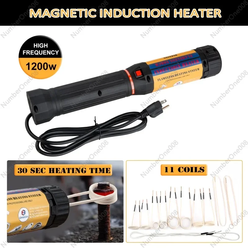 1250W Handheld Portable Small High-Frequency Induction Heater Heating Removal Screw Heating Screw Nozzle
1250W Handheld Portable Small High-Frequency Induction Heater Heating Removal Screw Heating Screw Nozzle