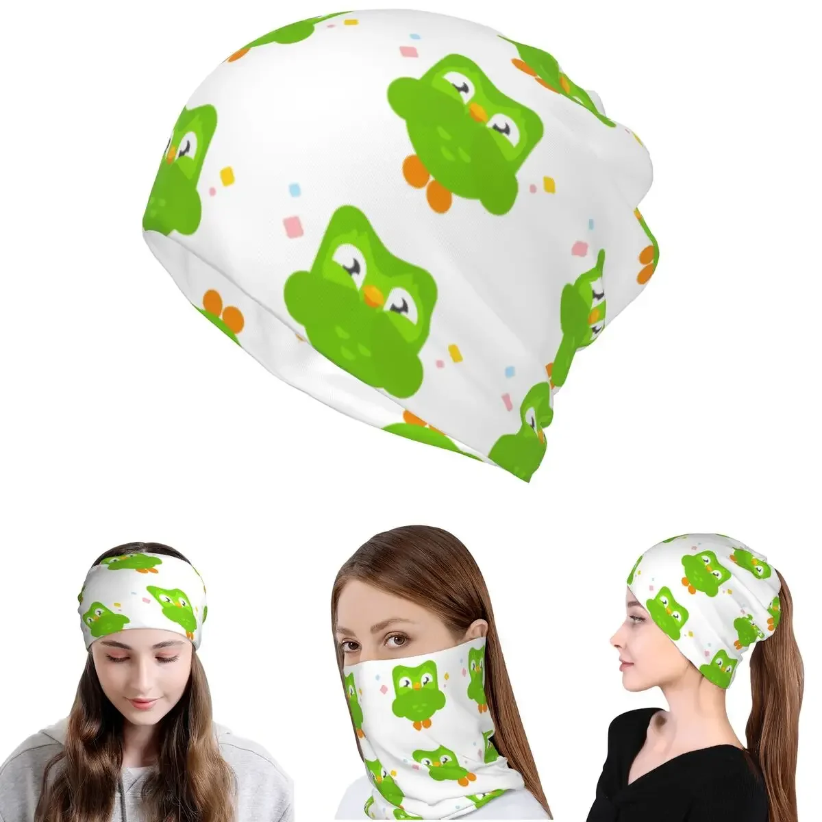 Duolingo Owl Duo Bandana Neck Gaiter Wrap Scarf Warm Cycling Scarf Beanies Hat for Men Women Adult Washable
Duolingo Owl Duo Bandana Neck Gaiter Wrap Scarf Warm Cycling Scarf Beanies Hat for Men Women Adult Washable
