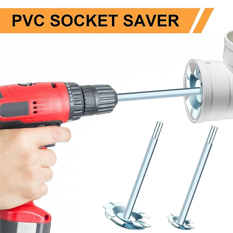 Classy-2Pcs PVC Plumbing Reamer Socket Saver Kit 1.5In, 2In Bits PVC Pipe Removes Tool Set Kit Broken Plastic Pipe
Classy-2Pcs PVC Plumbing Reamer Socket Saver Kit 1.5In, 2In Bits PVC Pipe Removes Tool Set Kit Broken Plastic Pipe