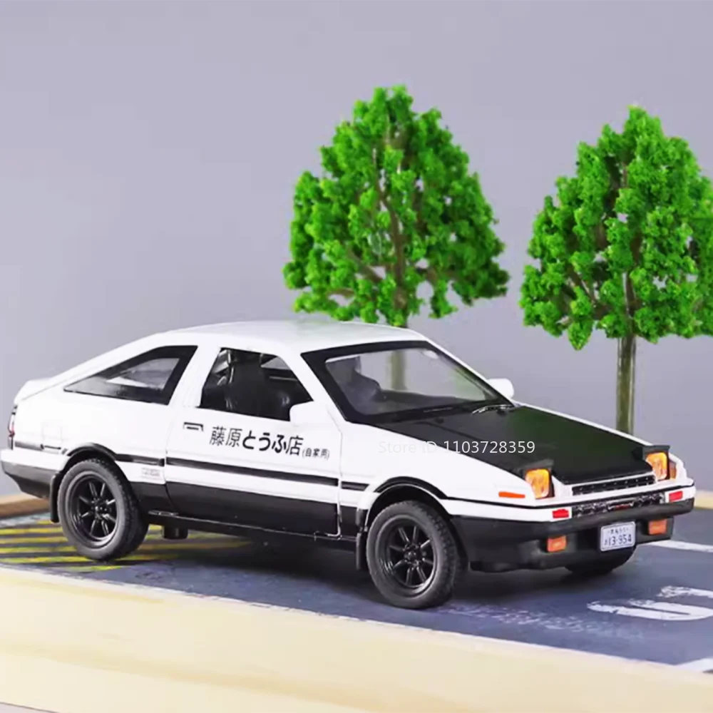 1:32 Scale AE86 Car Toy Models Alloy Diecast Crown Miniature Cars Sound Light Pull Back Doors Opened Ornament Toys for Kids Gift
1:32 Scale AE86 Car Toy Models Alloy Diecast Crown Miniature Cars Sound Light Pull Back Doors Opened Ornament Toys for Kids Gift
