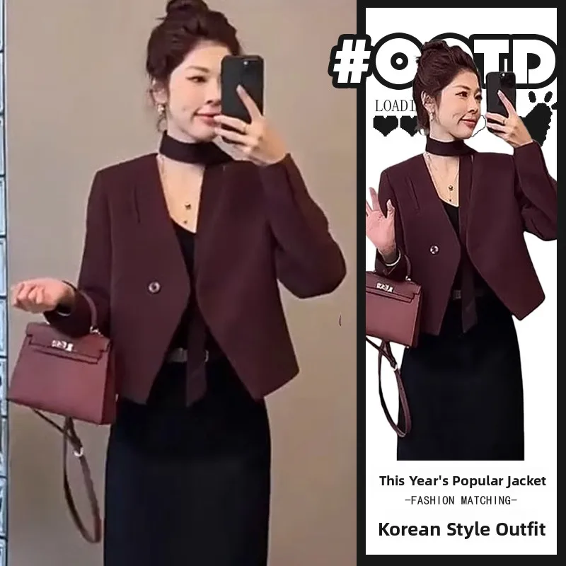 Euramerican Style Women's Fashion Set High Waist Short Design Slim Fit Jacket And Skirt Two Piece Suit Autumn Wear
Euramerican Style Women's Fashion Set High Waist Short Design Slim Fit Jacket And Skirt Two Piece Suit Autumn Wear