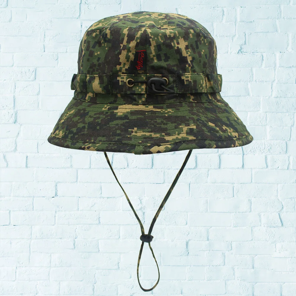 Outdoor Bucket Hat Camouflage Pattern Sun Protection Fishing Hunting Hiking Gardening Adjustable Chin Strap One Size Fits All
Outdoor Bucket Hat Camouflage Pattern Sun Protection Fishing Hunting Hiking Gardening Adjustable Chin Strap One Size Fits All
