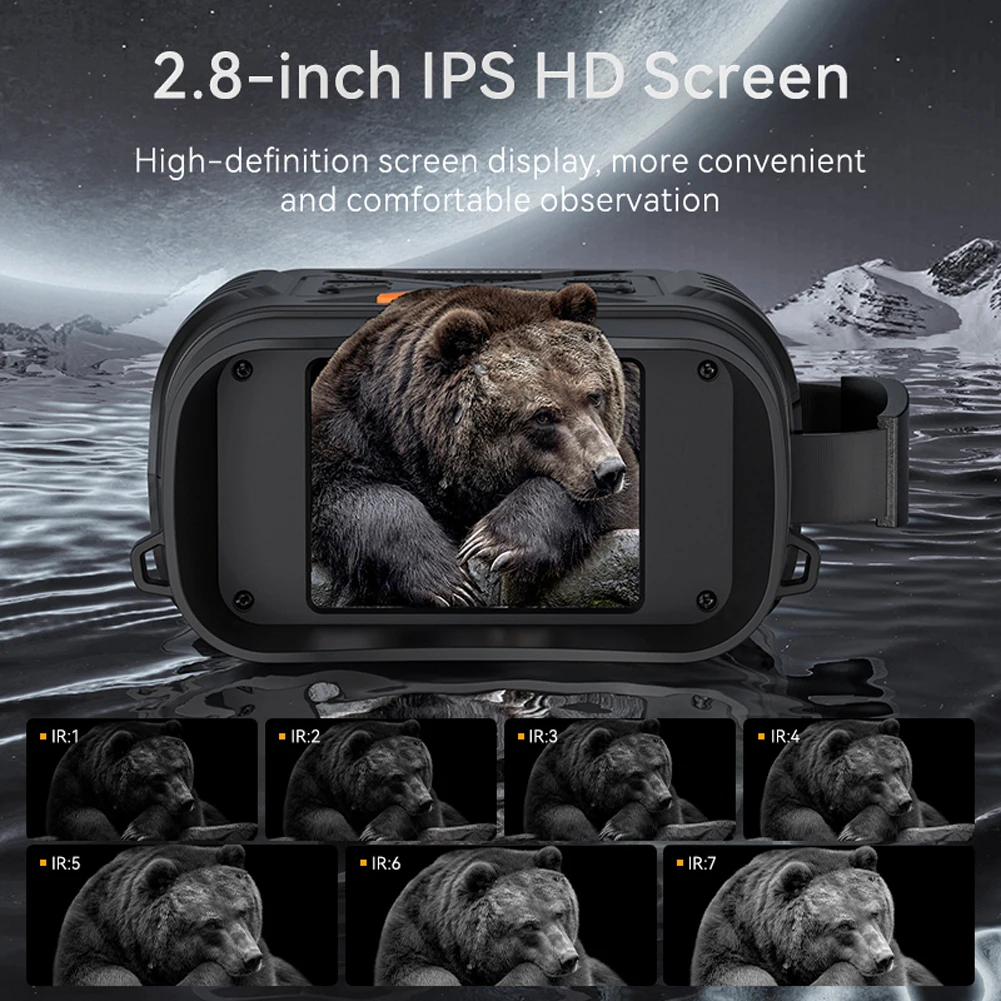 HD 1080P Digital Night Binoculars 7 Gear Infrared 10 X Digital Zoom Night Vision IR Goggles 2.8inch Screen for Outdoor Camping
HD 1080P Digital Night Binoculars 7 Gear Infrared 10 X Digital Zoom Night Vision IR Goggles 2.8inch Screen for Outdoor Camping