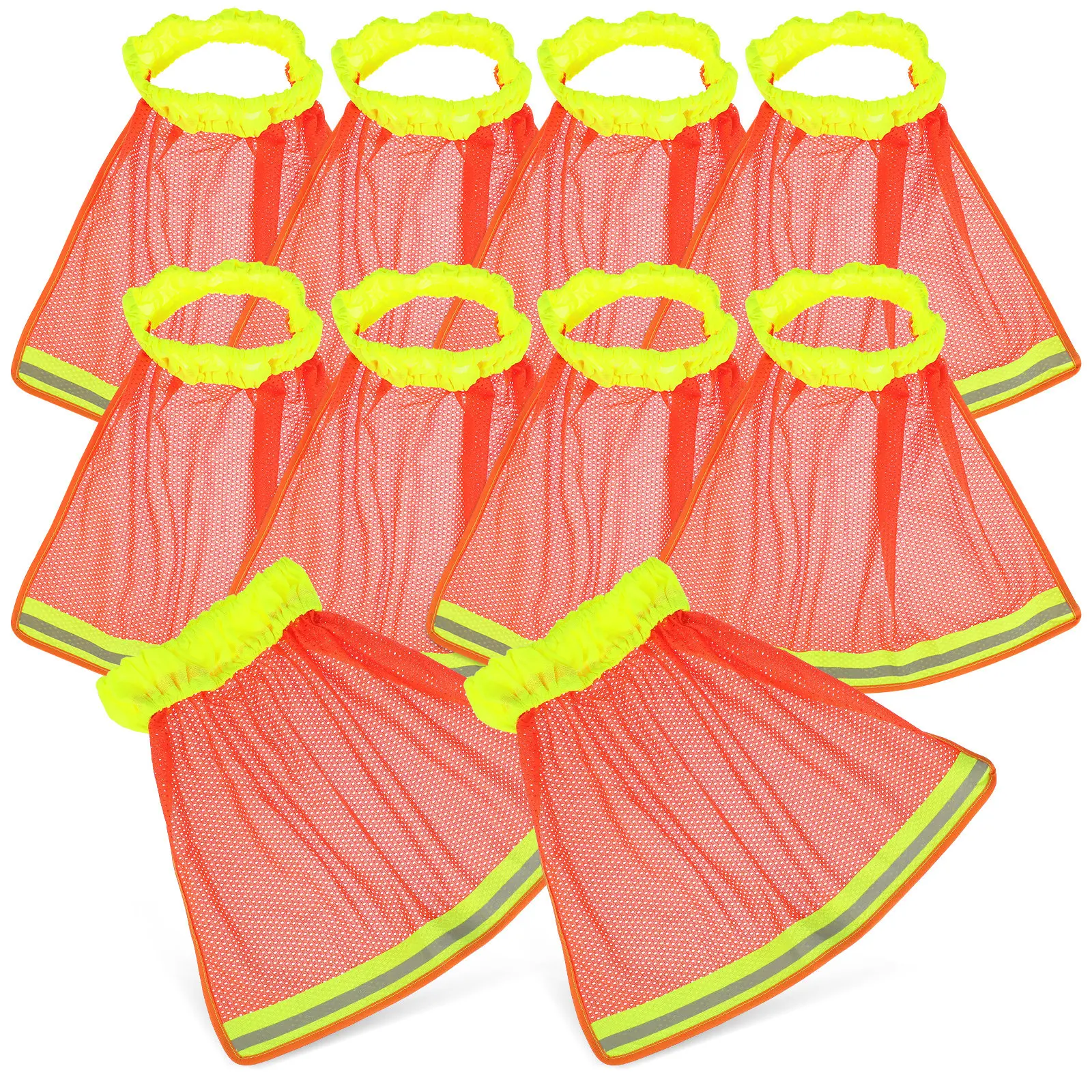 10Pcs Safety Hard Hat Neck Shade Reflective Strip Uv Protection Cooling Mesh Sun Protector Construction Workers Outdoor Labor
10Pcs Safety Hard Hat Neck Shade Reflective Strip Uv Protection Cooling Mesh Sun Protector Construction Workers Outdoor Labor