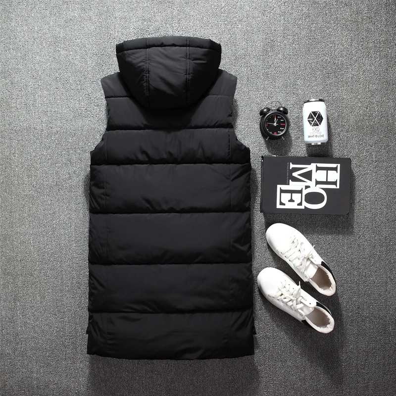 2025 New Men's Long Zipper Hooded Jaet Svel Vest Casual Loose Fit Polyester Fiber Autumn Winter Removeable Coat
2025 New Men's Long Zipper Hooded Jaet Svel Vest Casual Loose Fit Polyester Fiber Autumn Winter Removeable Coat