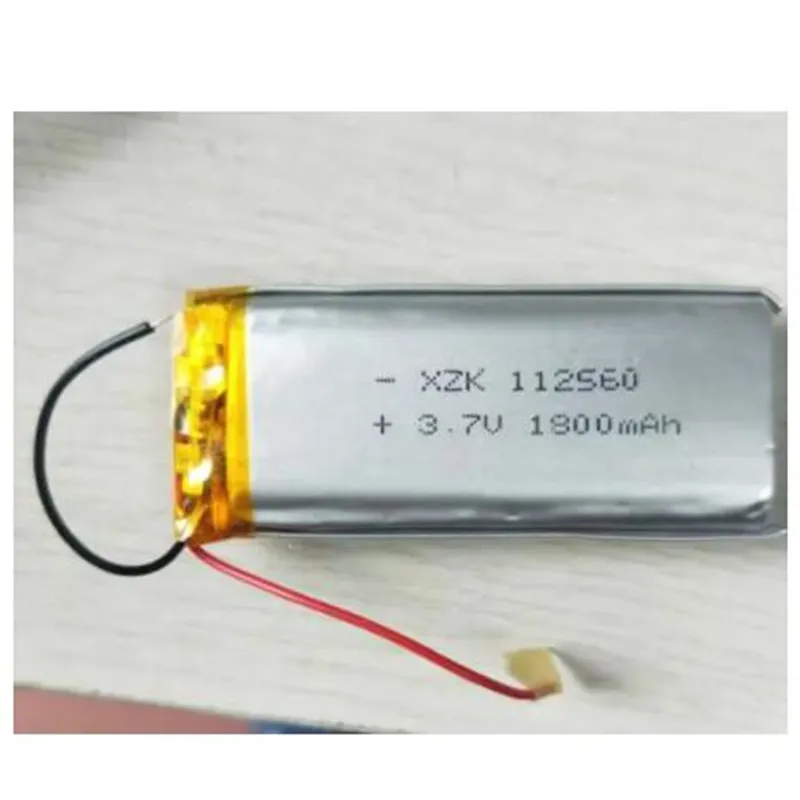 112560 3.7V 1800MAh Lithium Ion Polymer Li-po Rechargeable Battery For Mp3 Headphone DVD E-book Recorder Pen
112560 3.7V 1800MAh Lithium Ion Polymer Li-po Rechargeable Battery For Mp3 Headphone DVD E-book Recorder Pen