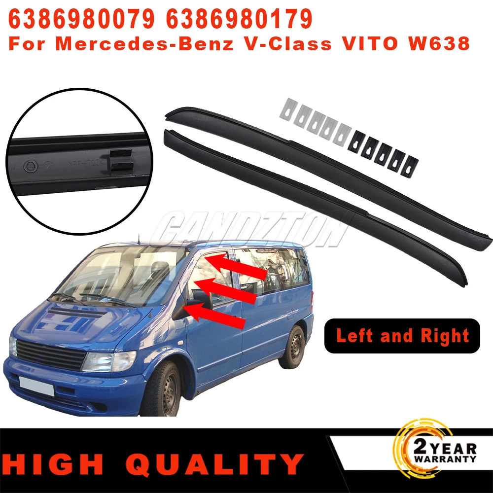 Новые накладки на передние стойки лобового стекла (левая+правая) 6386980079 6386980179 для Mercedes-Benz V-Class Vito W638, автомобильные аксессуары
Новые накладки на передние стойки лобового стекла (левая+правая) 6386980079 6386980179 для Mercedes-Benz V-Class Vito W638, автомобильные аксессуары