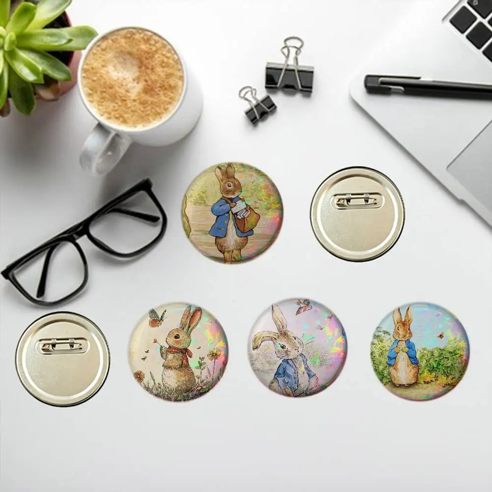 Cute P-Peter Rabbit Brooches Cartoon Badge Pins Backpack Hat Accessories Friend Gift
Cute P-Peter Rabbit Brooches Cartoon Badge Pins Backpack Hat Accessories Friend Gift