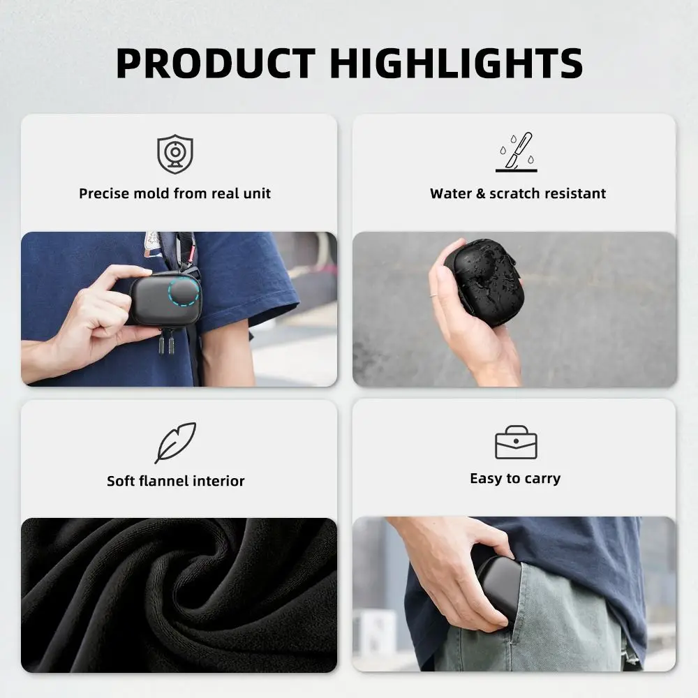 Portable Camera Mini Body Bag Shockproof Lightweight Storage Bag Protective Organizer Case for Insta360 GO Ultra
Portable Camera Mini Body Bag Shockproof Lightweight Storage Bag Protective Organizer Case for Insta360 GO Ultra