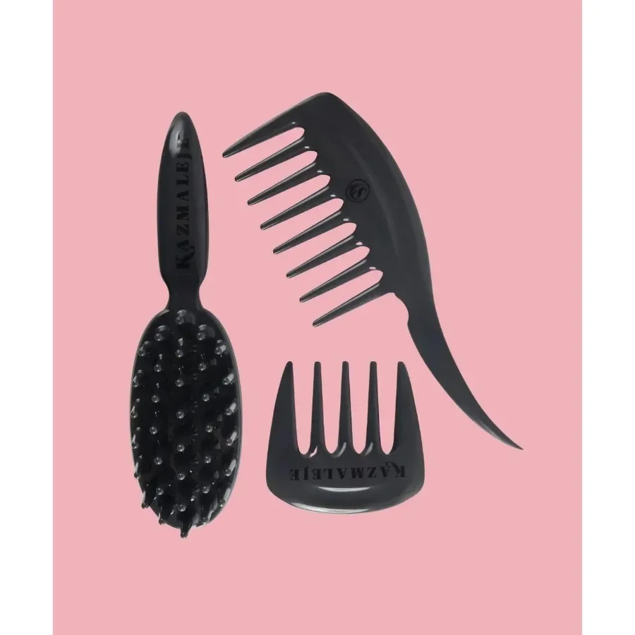 Wide Tooth Hair Comb, Graphite,Pointed tip on handle allows for parting/sectioning hair,Can be used for distribution
Wide Tooth Hair Comb, Graphite,Pointed tip on handle allows for parting/sectioning hair,Can be used for distribution