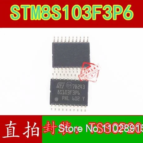 (5PCS/LOT)STM8S103F3P6 TSSOP20 8MCU 8S103F3P6
(5PCS/LOT)STM8S103F3P6 TSSOP20 8MCU 8S103F3P6