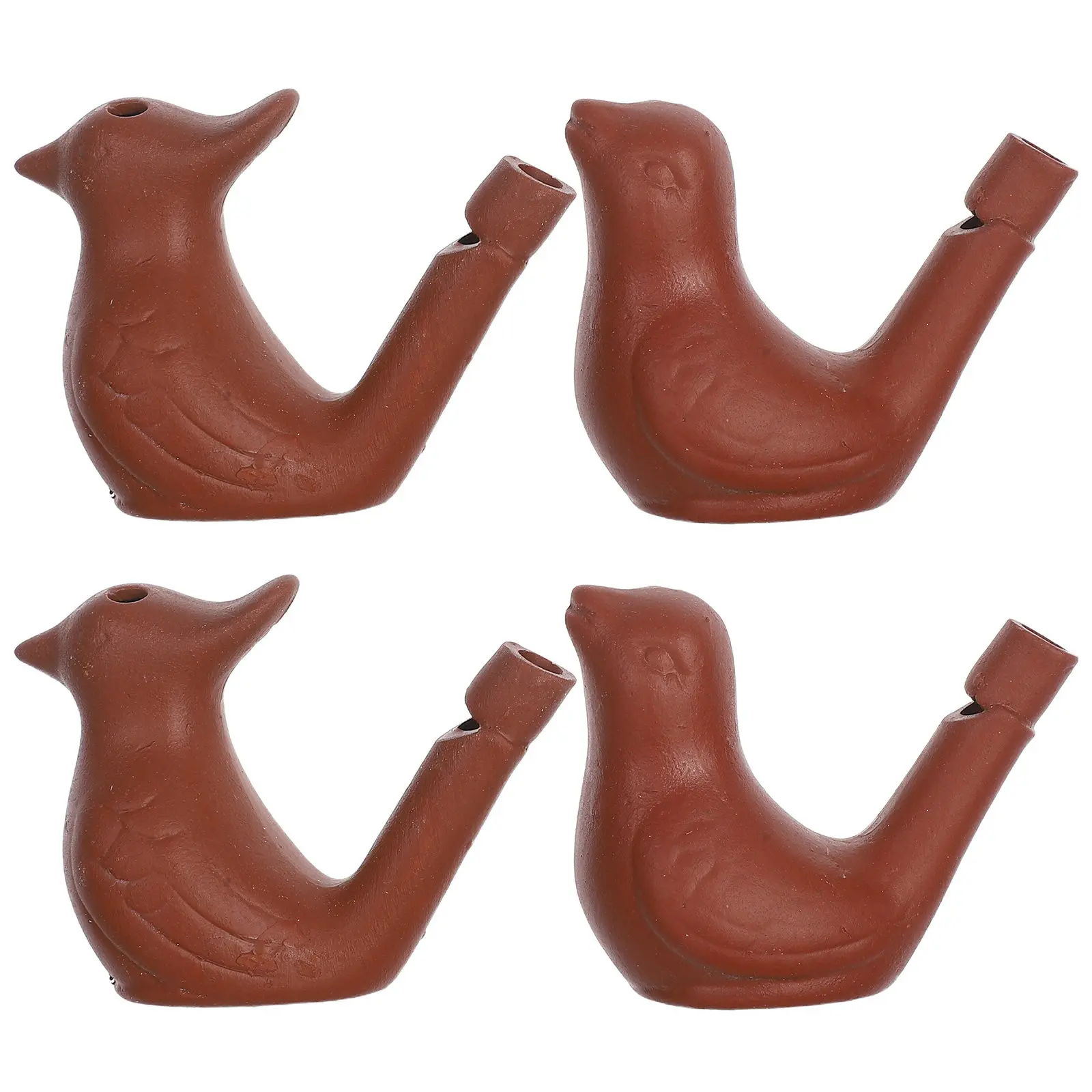 4 Pcs Clay Bird Whistle Toy Ceramic Water Whistles Noise Maker Brown Call Pottery
4 Pcs Clay Bird Whistle Toy Ceramic Water Whistles Noise Maker Brown Call Pottery