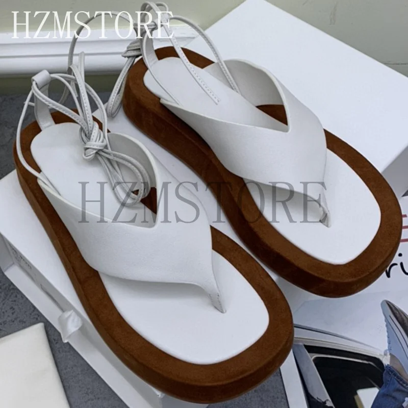 Summer Flat Thick Soled Split Toe Sandals Women Slippers Ankle Straps Retro Female Roman Vacation Flip Flop Sandalias
Summer Flat Thick Soled Split Toe Sandals Women Slippers Ankle Straps Retro Female Roman Vacation Flip Flop Sandalias
