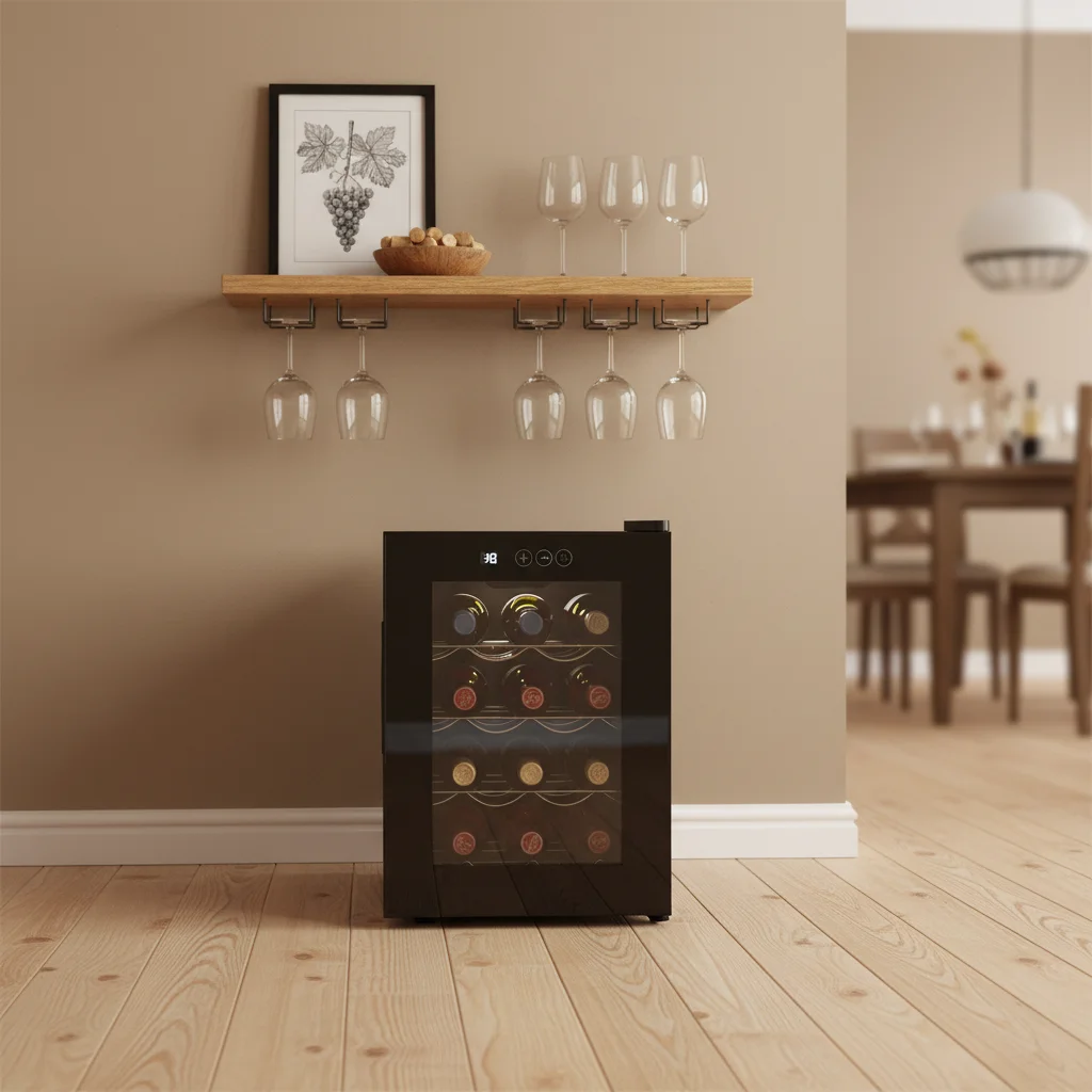 Luxury 12 Bottle Wine Cooler Refrigerator Large standing Wine Cellar for Red White Champagne Sparkling Wine
Luxury 12 Bottle Wine Cooler Refrigerator Large standing Wine Cellar for Red White Champagne Sparkling Wine