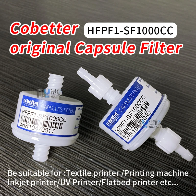 Inkjet Printer Cobetter Capsule two-way ink filter HFPF1-SF1000CC white 10μ Capsule Filter for Flora Printerm
Inkjet Printer Cobetter Capsule two-way ink filter HFPF1-SF1000CC white 10μ Capsule Filter for Flora Printerm