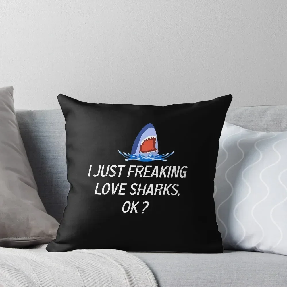 Sea Shark I Just Freaking Love Sharks Animal Lover Funny Shark Gifts Throw Pillow Luxury Pillow Cover pillow
Sea Shark I Just Freaking Love Sharks Animal Lover Funny Shark Gifts Throw Pillow Luxury Pillow Cover pillow