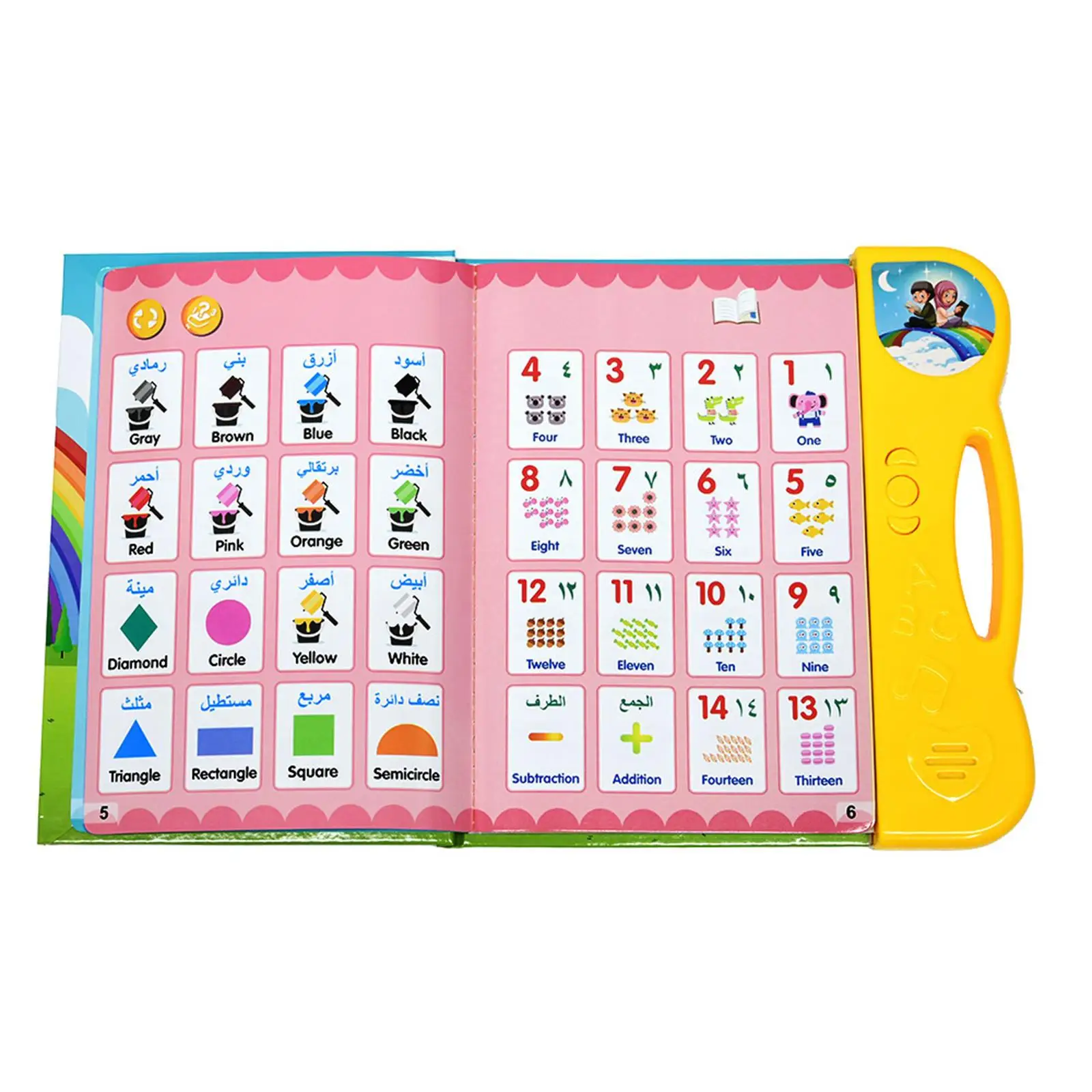 Bilingual Learning Machine Starter Sets Interactive Skills Learning Toy Bilingual Toy Words Learning English-arabic for Toddlers
Bilingual Learning Machine Starter Sets Interactive Skills Learning Toy Bilingual Toy Words Learning English-arabic for Toddlers