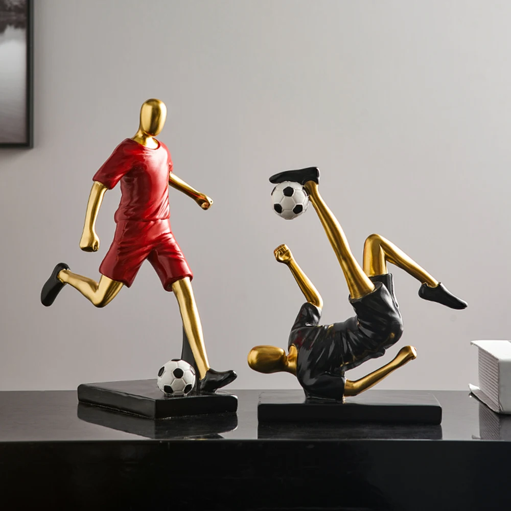 Resin Football Player Statue Ornaments Modern Home Living Room Decoration Ornaments Desk Accessories Teen Room Drcorations Gifts
Resin Football Player Statue Ornaments Modern Home Living Room Decoration Ornaments Desk Accessories Teen Room Drcorations Gifts