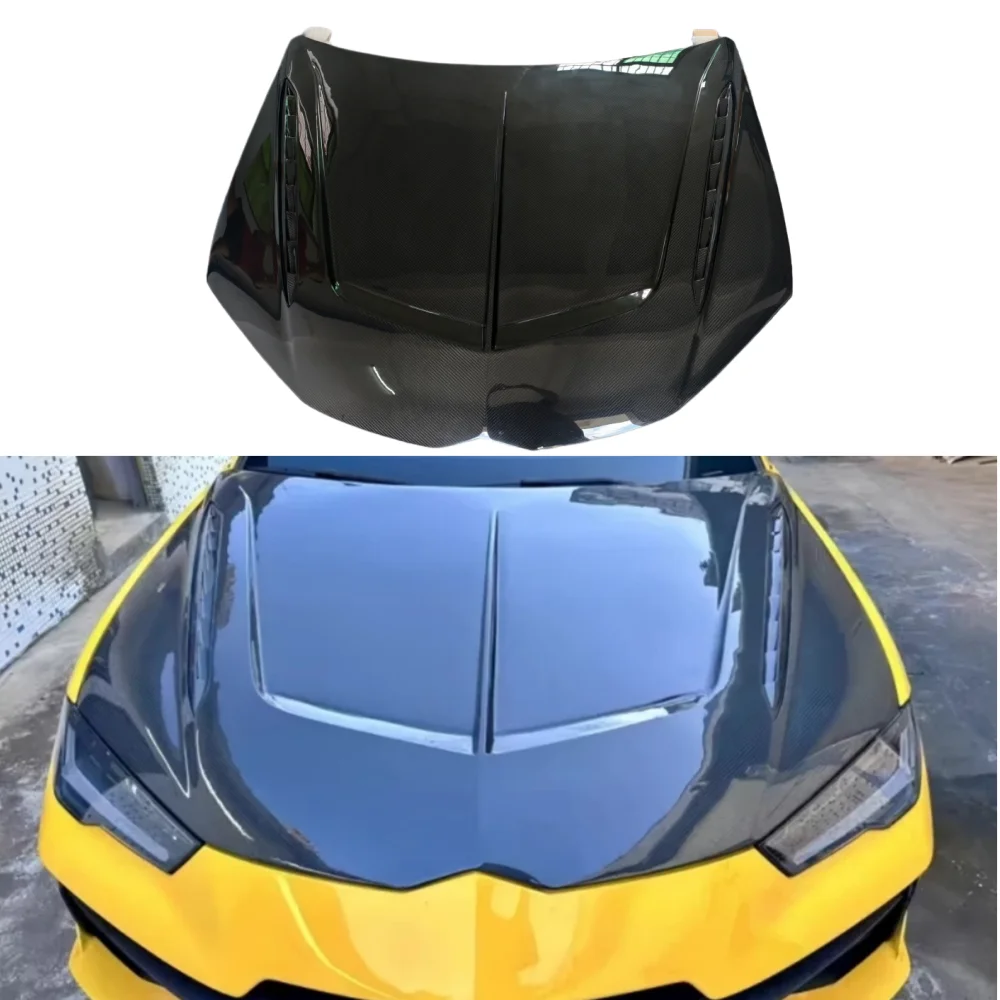 High Temperature Manufacturing Lightweight Dry Carbon Fiber Engine Hood Body Kit for Lamborghini URUS S Upgraded Topcar Style
High Temperature Manufacturing Lightweight Dry Carbon Fiber Engine Hood Body Kit for Lamborghini URUS S Upgraded Topcar Style