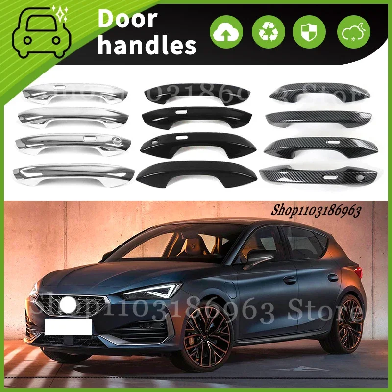 For SEAT Leon 2021-2024 Gloss Black Chrome Car Door Handle Cover Trim Styling Accessories Car Stickers Auto Accessories
For SEAT Leon 2021-2024 Gloss Black Chrome Car Door Handle Cover Trim Styling Accessories Car Stickers Auto Accessories
