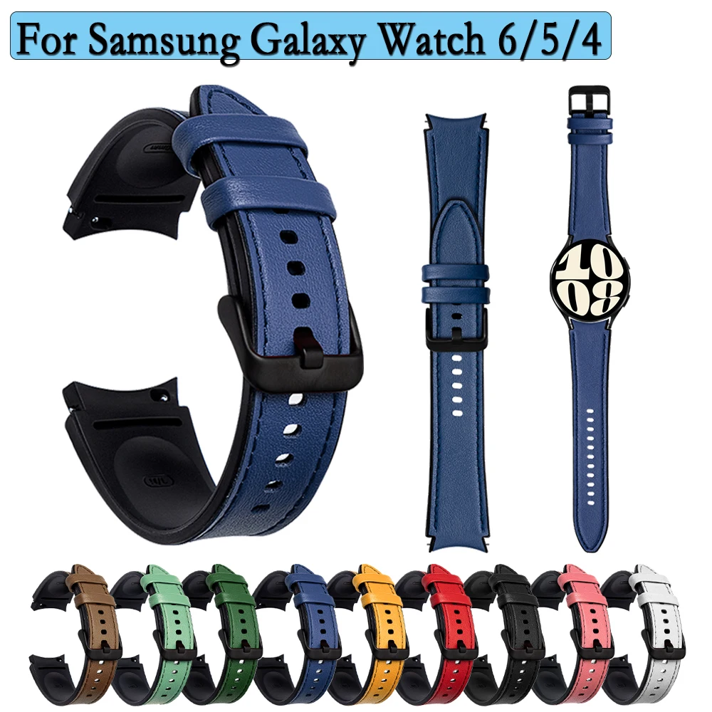 20mm Genuine Leather Wristband For Samsung galaxy watch 6/5/4 Replacement Straps For Watch 6 Classic 43 47mm Bracelet Belt
20mm Genuine Leather Wristband For Samsung galaxy watch 6/5/4 Replacement Straps For Watch 6 Classic 43 47mm Bracelet Belt