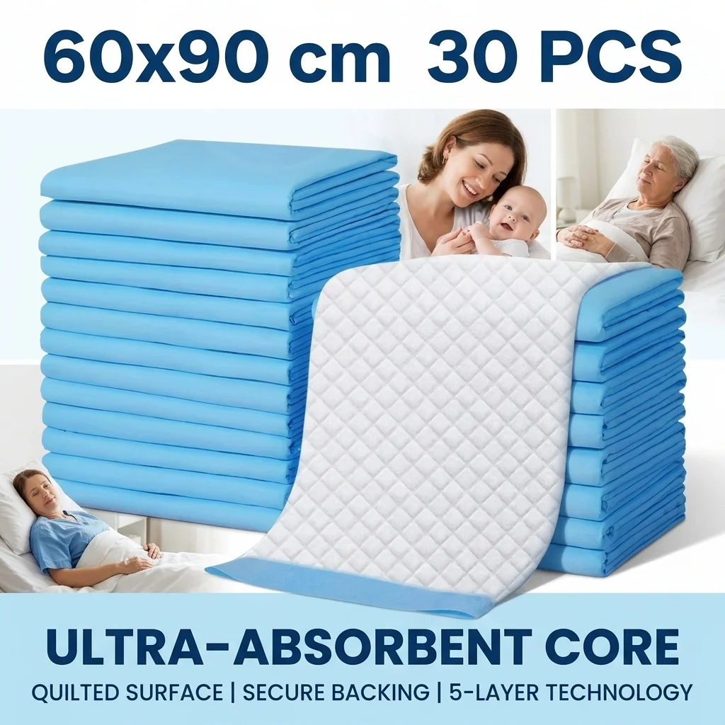 30Pcs Waterproof Pad An Absorbent Pad Protector Bed Pad For Kids Adults Incontinence Pad Changing Mat Pads Diaper Pad Disposable
30Pcs Waterproof Pad An Absorbent Pad Protector Bed Pad For Kids Adults Incontinence Pad Changing Mat Pads Diaper Pad Disposable