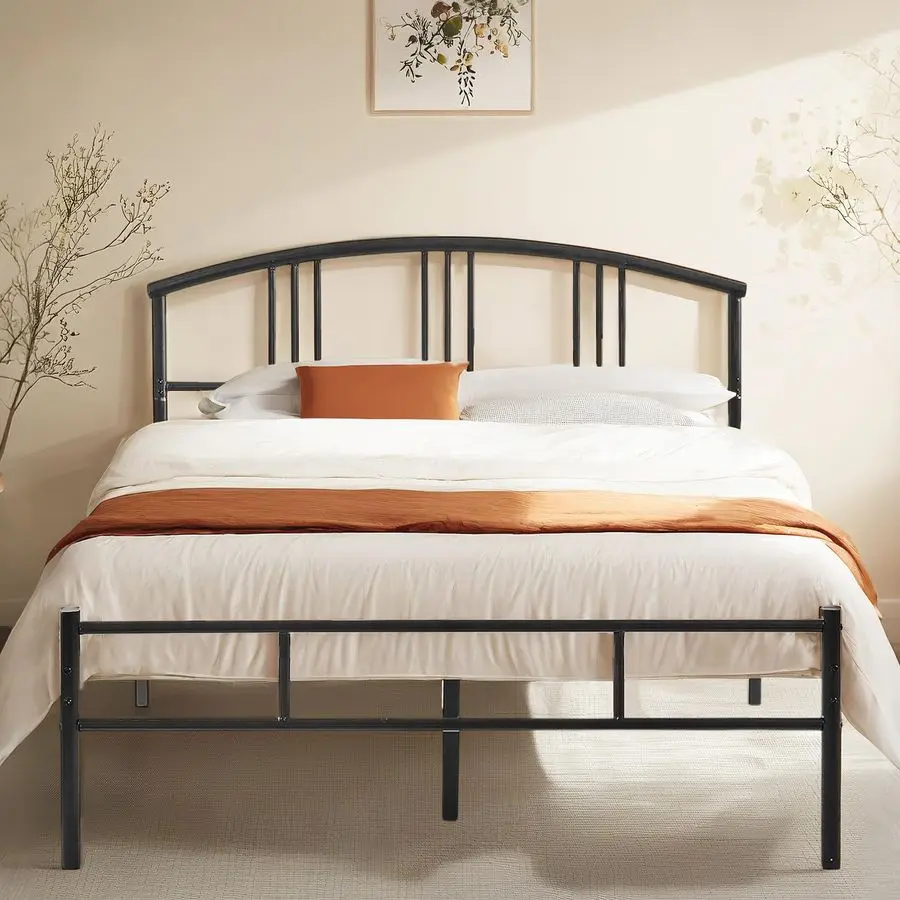 Queen Size Bed Frame with Headboard Footboard 82.4"L x 60.8"W x 37.2"H Metal Platform Steel Slat Mattress Foundation No Box
Queen Size Bed Frame with Headboard Footboard 82.4"L x 60.8"W x 37.2"H Metal Platform Steel Slat Mattress Foundation No Box