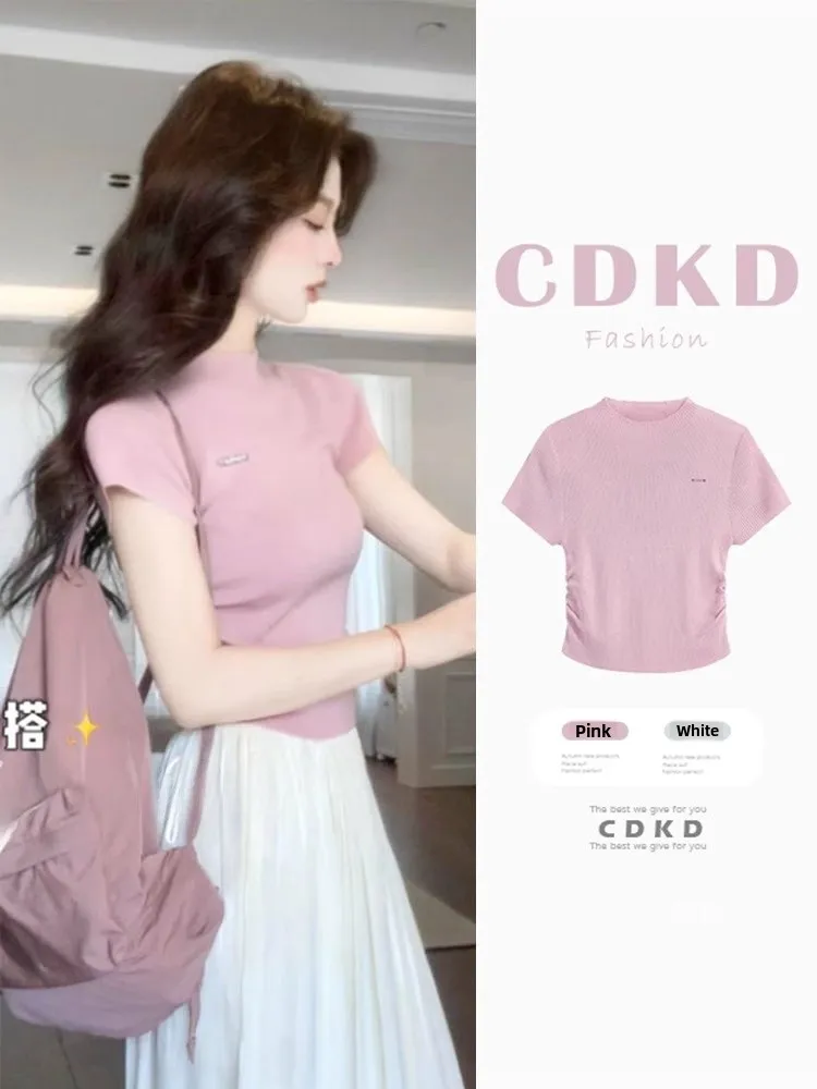 Pink Short Sleeve T-Shirt And Wide Leg Casual Pants Two Piece Set for plus Size Women Summer Tea Style Fashion Casual Wear
Pink Short Sleeve T-Shirt And Wide Leg Casual Pants Two Piece Set for plus Size Women Summer Tea Style Fashion Casual Wear