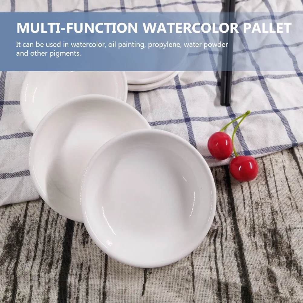 12Pcs Bone China Ceramic Paint Trays Multi-Function Household Watercolor Pallets Convenient Paint Pallets Lightweight Drawing
12Pcs Bone China Ceramic Paint Trays Multi-Function Household Watercolor Pallets Convenient Paint Pallets Lightweight Drawing