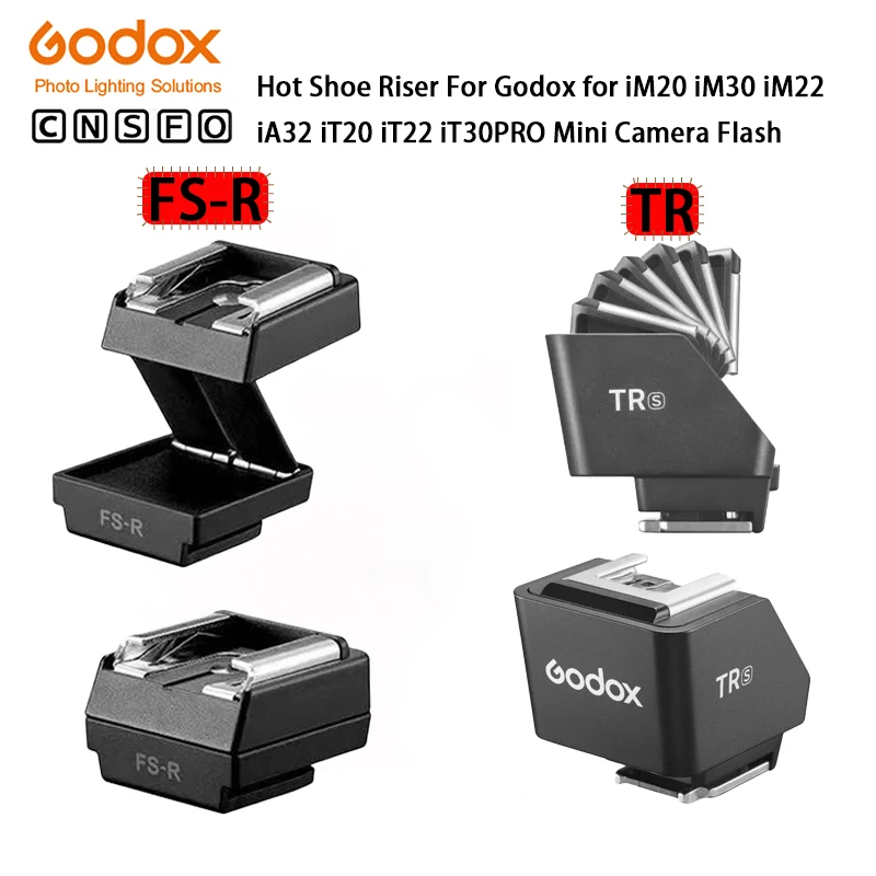 Подставки для горячего башмака Godox TR TTL, складной адаптер для горячего башмака FS-R, совместимый с Canon, Sony, Nikon, Fujifilm, Olympus и Panasonic
Подставки для горячего башмака Godox TR TTL, складной адаптер для горячего башмака FS-R, совместимый с Canon, Sony, Nikon, Fujifilm, Olympus и Panasonic