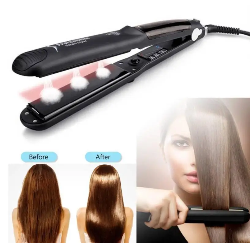 hair straightener four-gear temperature adjustment Adjustment Tourmaline Ionic Flat Iron Widen Panel Ceramic Heating Plate
hair straightener four-gear temperature adjustment Adjustment Tourmaline Ionic Flat Iron Widen Panel Ceramic Heating Plate