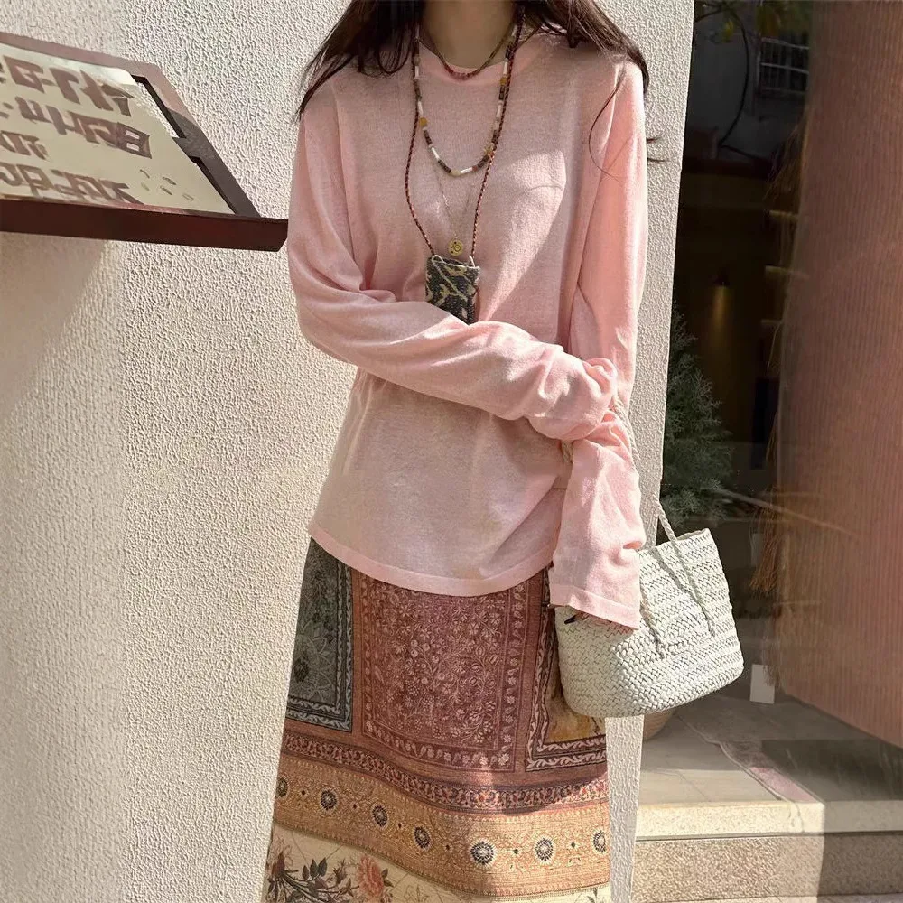 High-quality Summer New Style Linen Slightly Sheer Casual Loose Knitted Top for Women
High-quality Summer New Style Linen Slightly Sheer Casual Loose Knitted Top for Women