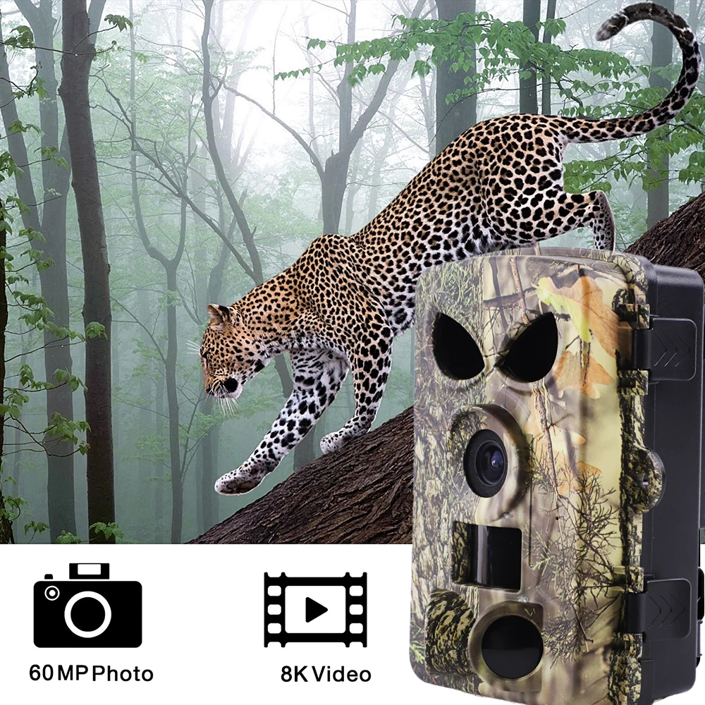 Wildlife Hunting Mini Trail Camera 8K 60MP Wireless Camaras Animal Activated Tracking Motion Outdoor Waterproof Kamera Photo Cam
Wildlife Hunting Mini Trail Camera 8K 60MP Wireless Camaras Animal Activated Tracking Motion Outdoor Waterproof Kamera Photo Cam
