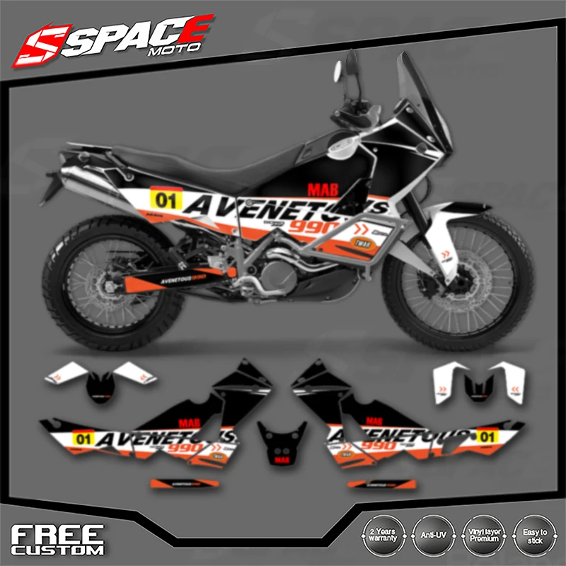 SPACE Custom Motorcycle Graphics Decal Stickers Kits For KTM 2003 2004 2005 2006 2007 2008 2009 2010 2011 2012-2016 ADV990 005
SPACE Custom Motorcycle Graphics Decal Stickers Kits For KTM 2003 2004 2005 2006 2007 2008 2009 2010 2011 2012-2016 ADV990 005