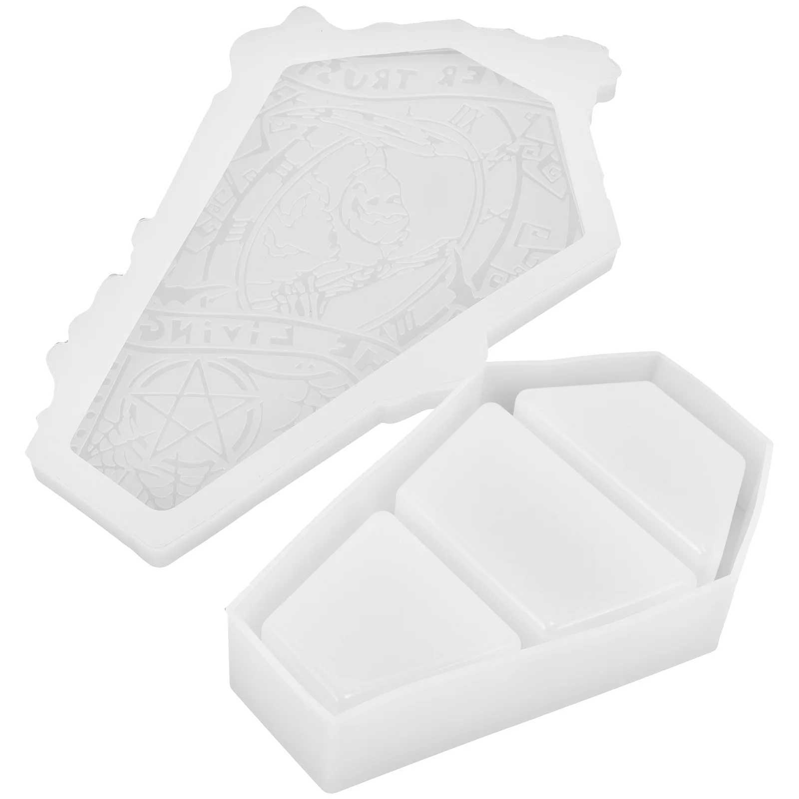 Coffin Mold Resin Mould Storage Halloween Decor Silica Gel Molds Shape Jewelry Accessories Keychains DIY Reusable Durable Easy
Coffin Mold Resin Mould Storage Halloween Decor Silica Gel Molds Shape Jewelry Accessories Keychains DIY Reusable Durable Easy