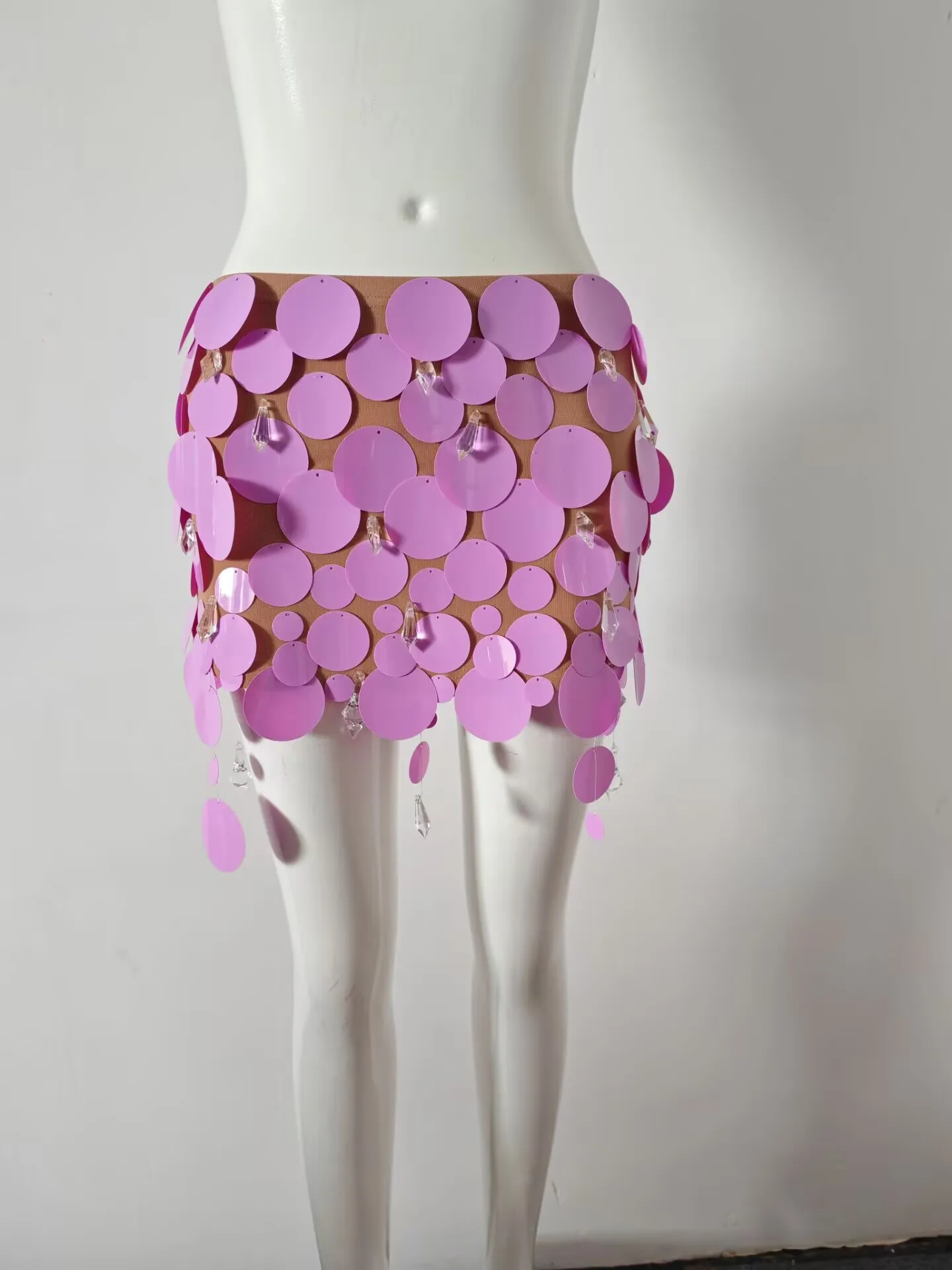 Solid Mini Sparkle Crystal Skirt High Waist Irregular Tassel Sequins Outside Streetwear A Line Skirt Female Fashion Clothing
Solid Mini Sparkle Crystal Skirt High Waist Irregular Tassel Sequins Outside Streetwear A Line Skirt Female Fashion Clothing